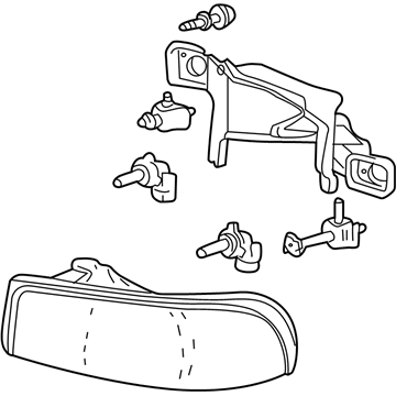 GMC 15850351 Headlamp Assembly