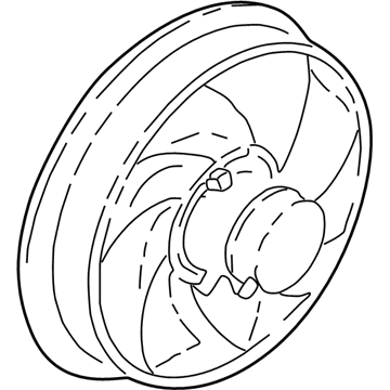 2005 Pontiac Bonneville Fan Blade - 12463002