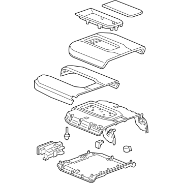 GMC 85542227 Armrest Assembly