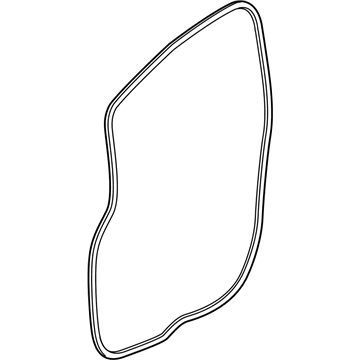 GM 42588069 Weatherstrip Assembly, Front Side Door (Body Side)