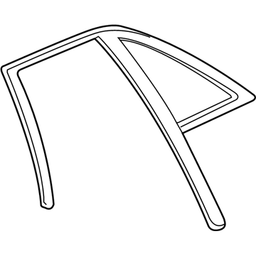 GM 25748363 Window Assembly, Rear Side Door Stationary (W/ Rear Side Door Window Windshield