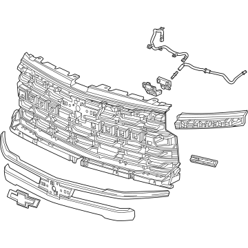 GM 85628912 GRILLE ASM-FRT