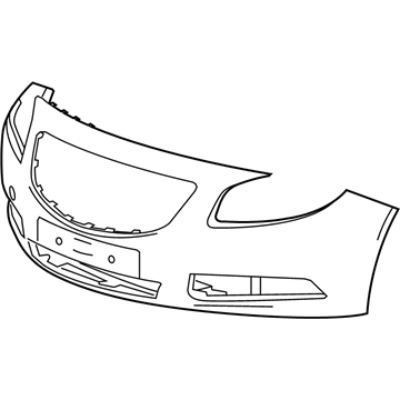 GM 13243355 Front Bumper Cover