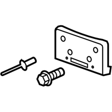 Buick 22905092 License Bracket