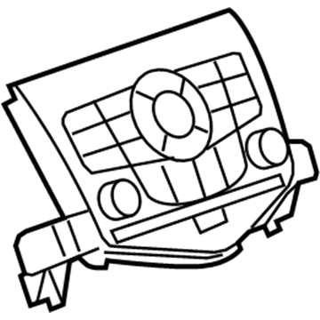 GM 95057379 Control Asm,Amplitude Modulation/Frequency Modulation Stereo Radio