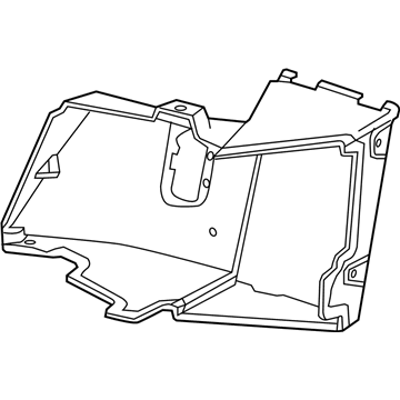 GM 23336023 Baffle Assembly, Radiator Air