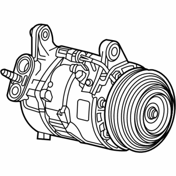 2022 GMC Sierra 1500 A/C Compressor - 86789843