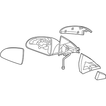 GM 15921262 Mirror Assembly, Outside Rear View