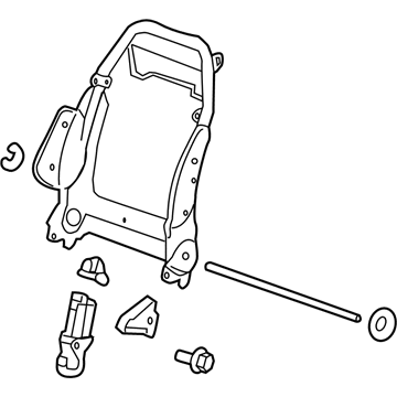 Cadillac 20929307 Seat Back Frame