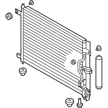 2005 Chevy Aveo A/C Condenser - 96834083