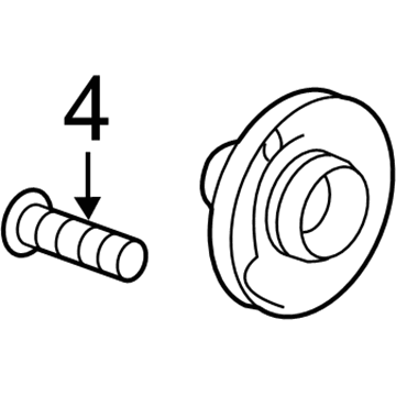 2016 Chevy Sonic Wheel Bearing - 13588470