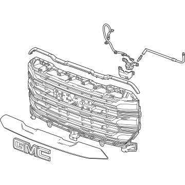 GM 85573240 GRILLE ASM-FRT *DK NICKLE CHM