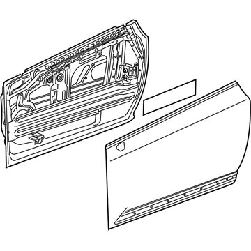 Cadillac 23438100 Door Shell