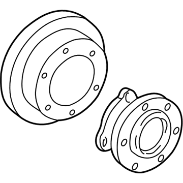 1995 Chevy K2500 Wheel Hub - 15990509