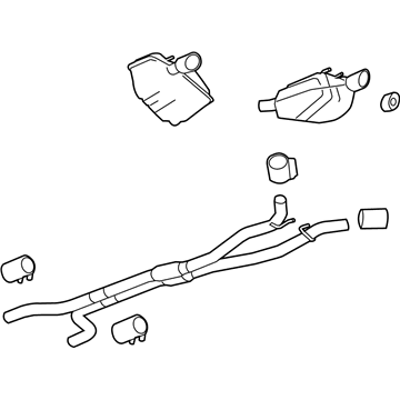 2012 Chevy Camaro Exhaust Pipe - 19419958