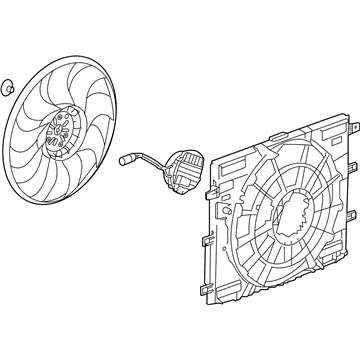 2020 Cadillac XT4 A/C Condenser Fan - 84897501