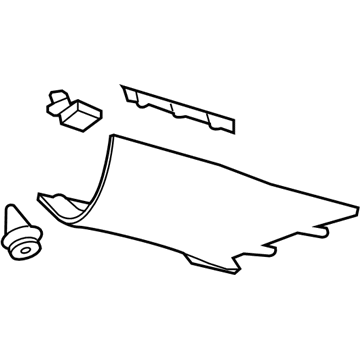 GM 23115740 Molding,Windshield Side Garnish