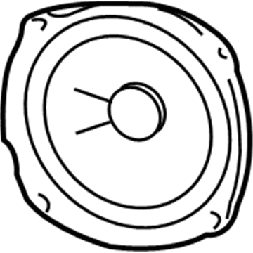 Chevy 84196280 Rear Speaker