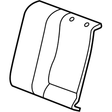 GM 15285848 COVER, Rear Seat Back