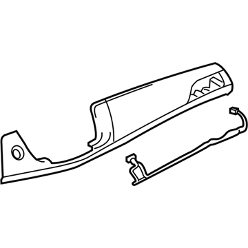 GM 84115980 Applique Assembly, I/P Lwr Tr Plt *Min Pol Burll