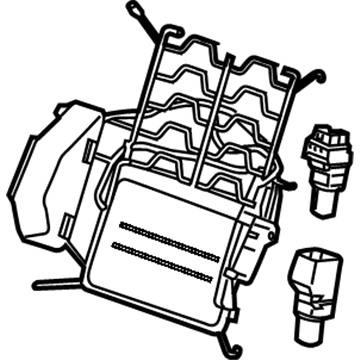 Cadillac 23164577 Lumbar Support