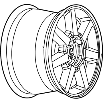 2003 Cadillac CTS Spare Wheel - 9596795