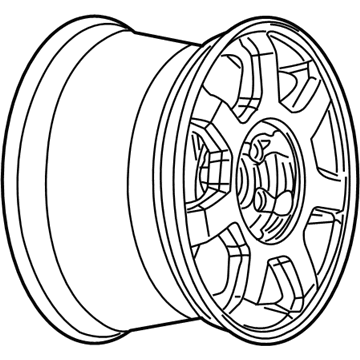 GM 9594996 Wheel Rim, 16X7 Aluminum *Painted