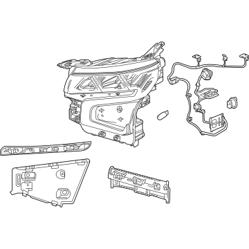 Chevy 85123917 Headlamp Assembly