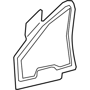 GM 22856657 Insulator, Rear Side Door