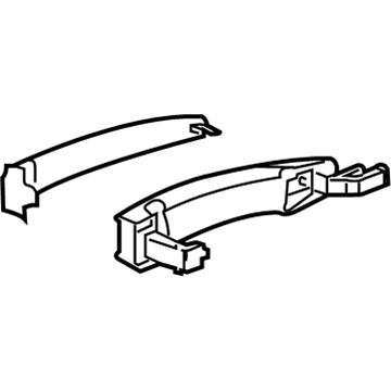 2018 Cadillac XT5 Door Handle - 13598625