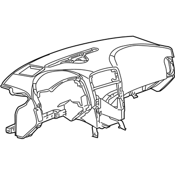 GM 25852281 Pad Assembly, Instrument Panel Upper Trim *Light Cashmere