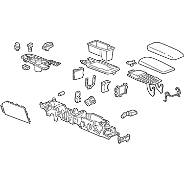 Chevy Volt Center Console - 84043469