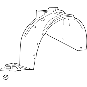 GM 84557828 Liner Assembly, Front W/H