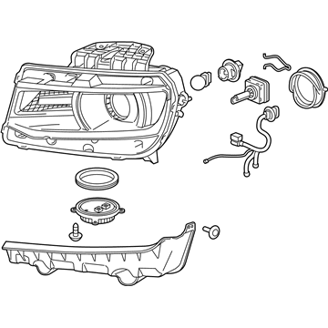 Chevy 23398037 Headlamp Assembly