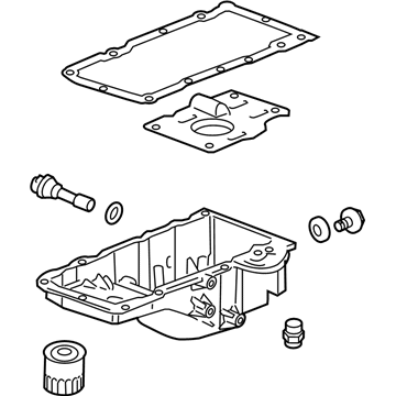Chevy 12640748 Oil Pan