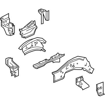 Buick 23213837 Rail Section