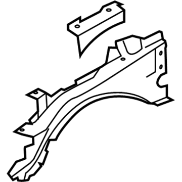 GM 25923182 Rail Assembly, Front Compartment Outer Side Upper