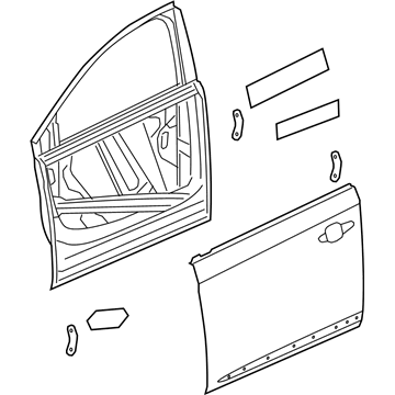 Cadillac 84453628 Door Shell