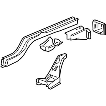 Chevy 19258582 Rear Rail