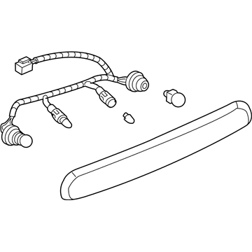 Pontiac 25851405 Backup/License Lamp