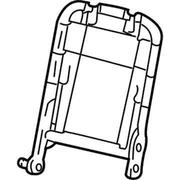 GMC 12549885 Seat Back Frame