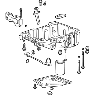 Cadillac 12703418 Oil Pan