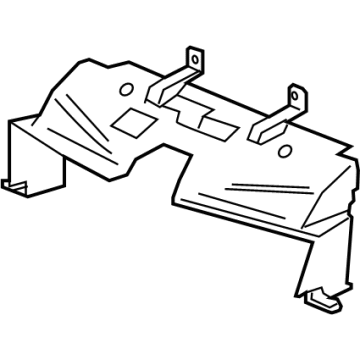 GM 42492900 Baffle, Radiator Air Upper