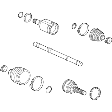 Buick 60007211 Axle Assembly