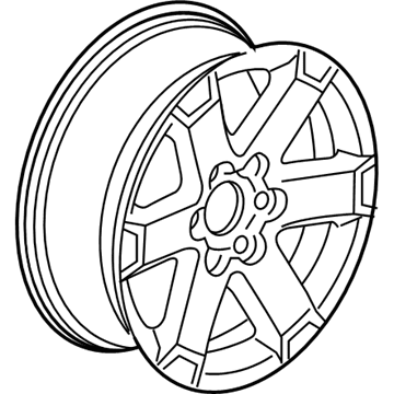 GM 19152211 Wheel Rim Kit,Aluminum