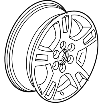 GMC 9598057 Wheel, Alloy