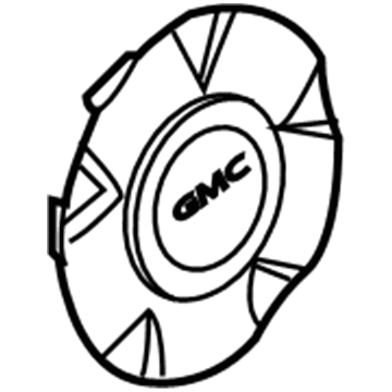 GMC 9598491 Center Cap