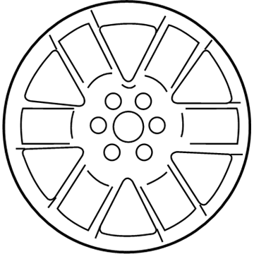 GMC 22830685 Wheel, Alloy