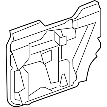 GM 20959642 Deflector Assembly, Front Side Door Water