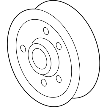 Cadillac 12566893 Pulley